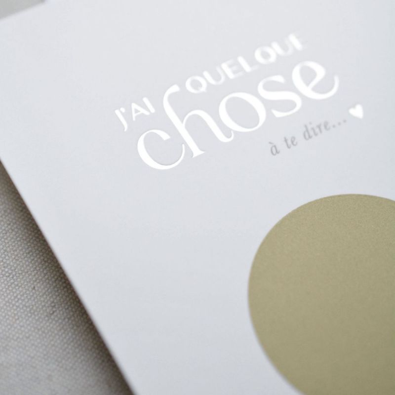 Carte annonce à gratter